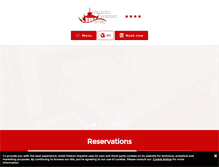 Tablet Screenshot of hotelpalacioimperial.com